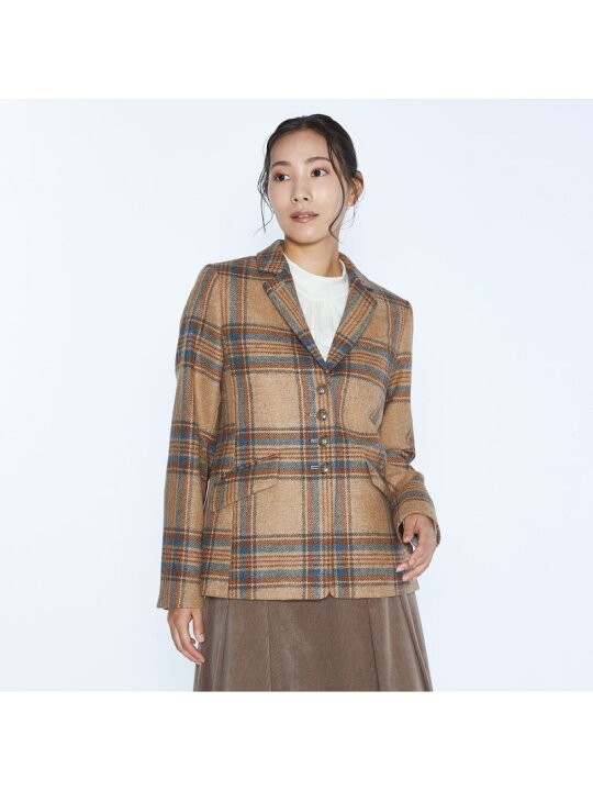 楽天市場】【SALE／45%OFF】ムーンチェックツイードジャケット SCAPA 