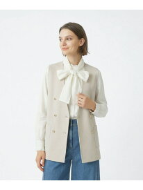コネクトニットベスト SCAPA スキャパ トップス ニット グレー ネイビー【送料無料】[Rakuten Fashion]