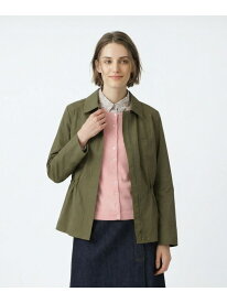 コットンタッサージャケット SCAPA スキャパ ジャケット・アウター テーラードジャケット・ブレザー ベージュ グリーン【送料無料】[Rakuten Fashion]