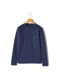 【SALE／50%OFF】トリムクルーネックニット KEITH キース トップス ニット ネイビー ホワイト【RBA_E】【送料無料】[Rakuten Fashion]