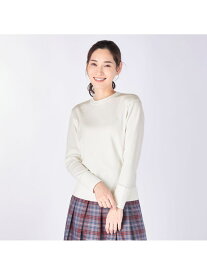 【SALE／50%OFF】トリムクルーネックニット KEITH キース トップス ニット ネイビー ホワイト【RBA_E】【送料無料】[Rakuten Fashion]