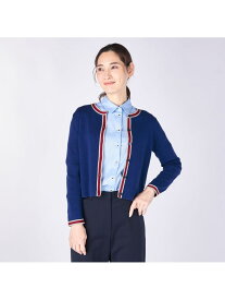【SALE／50%OFF】トリムニットニットカーディガン KEITH キース トップス ニット ホワイト ネイビー【RBA_E】【送料無料】[Rakuten Fashion]