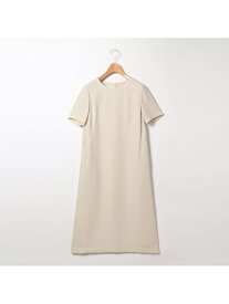 エアリーメッシュワンピース SCAPA スキャパ ワンピース・ドレス ドレス ネイビー ホワイト【送料無料】[Rakuten Fashion]