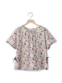 Liberty Printバーンカットソー SCAPA スキャパ トップス カットソー・Tシャツ レッド【送料無料】[Rakuten Fashion]