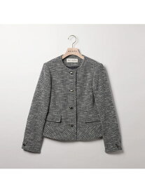 【SALE／30%OFF】ミックスツィードジャケット SCAPA スキャパ ジャケット・アウター テーラードジャケット・ブレザー ネイビー ベージュ【RBA_E】【送料無料】[Rakuten Fashion]