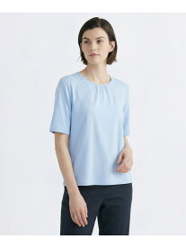 エンブロジャージシャーリングカットソー SCAPA スキャパ トップス カットソー・Tシャツ ホワイト ピンク【送料無料】[Rakuten Fashion]