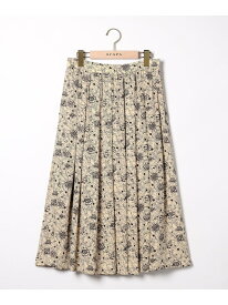 【SALE／28%OFF】スマートフラワースカート SCAPA スキャパ スカート その他のスカート ベージュ ネイビー【RBA_E】【送料無料】[Rakuten Fashion]
