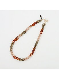 マベルチェーンネックレス SCAPA スキャパ アクセサリー・腕時計 ネックレス グレー ブラウン【送料無料】[Rakuten Fashion]