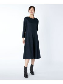 ストライプジャージーワンピース KEITH キース ワンピース・ドレス ドレス グレー ネイビー【送料無料】[Rakuten Fashion]