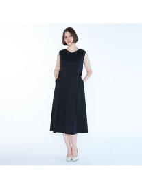 【SALE／49%OFF】プレーティングテンジクワンピース SCAPA スキャパ ワンピース・ドレス ドレス ブラック ベージュ【RBA_E】【送料無料】[Rakuten Fashion]