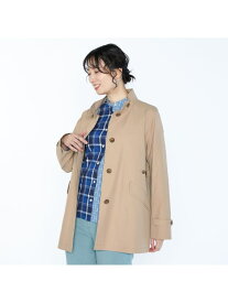 【SALE／39%OFF】シルキーシャンブレーコート SCAPA スキャパ ジャケット・アウター その他のジャケット・アウター ネイビー ベージュ【RBA_E】【送料無料】[Rakuten Fashion]