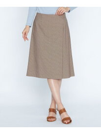 【SALE／73%OFF】ガンクラブストレッチスカート SCAPA スキャパ スカート その他のスカート グレー ブラウン【RBA_E】【送料無料】[Rakuten Fashion]