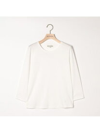 【SALE／36%OFF】クリアスムースカットソー SCAPA スキャパ トップス カットソー・Tシャツ ネイビー グレー ホワイト【RBA_E】【送料無料】[Rakuten Fashion]