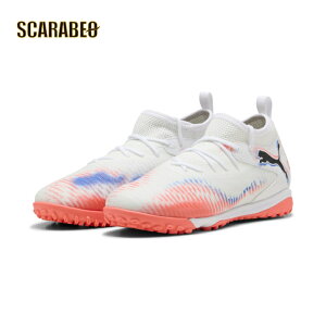 PUMA �v�[�} �t���[�`���[ 8 �}�b�` TT+MID Jr [UNTAMED PACK] �W���j�A �g���[�j���O�V���[�Y �^�[�t�p �T�b�J�[�V���[�Y �z���C�g 108616-01