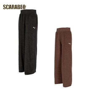 【在庫処分セール】プーマ PUMA HER ウィンタライズド パンツ 684129-01 レディース ハイウエスト 冬用 スポーツウェア スウェット パンツ 伸縮性 ウエスト バックポケット付き プーマキャットロ