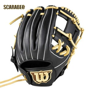 ウイルソン Wilson レディース 女子ソフトボール用グラブ Bear DUAL 内野手用 11.5インチ WBW103923 ブラック×ブロンド wbw103923