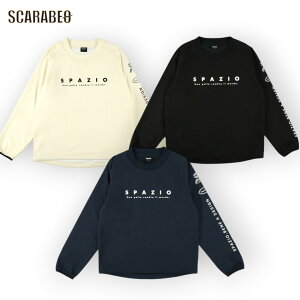 Spazio スパッツィオ 長袖ピステ 25FW GE-1131 メンズ トレーニングウェア スポーツウェア ブラック ネイビー ホワイト ストレッチ 吸汗速乾 サッカー フットサル ge1131