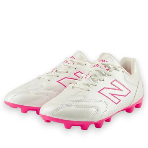 New Balance �j���[�o�����X 442 TEAM JNR HG V3 �W���j�A �T�b�J�[�X�p�C�N �z���C�g/�s���N Y43H93FW HG/AG�Ή� y43h93fw