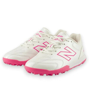 New Balance �j���[�o�����X 442 TEAM JNR TF V3 �W���j�A �g���[�j���O�V���[�Y �z���C�g/�s���N Y43T58XW �^�[�t �T�b�J�[ �t�b�g�T�� y43t58xw