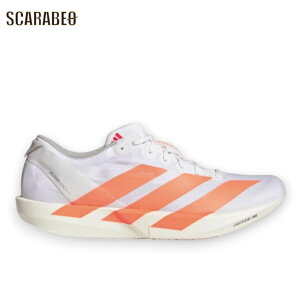 adidas �A�f�B�_�X ADIZERO JAPAN 9 M �����Y �����j���O�V���[�Y JQ0777 �z���C�g �I�����W �A�f�B�[�� �W���p��9 �y�� ������ �}���\�� ���� �g���[�j���O jq0777