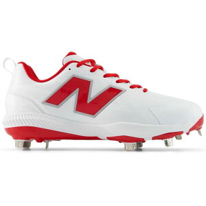 �yP���H�s�zNew Balance �j���[�o�����X �싅 ����X�p�C�N 4E 1000 V1 Metal �z���C�g ���b�h FuelCell ���C�h ���L �x�[�X�{�[�� �X�p�C�N m10005au