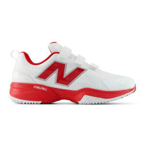 New Balance �j���[�o�����X 1000 V1 Turf 4E �싅 �g���[�j���O�V���[�Y �^�[�t�V���[�Y �z���C�g ���b�h FuelCell ���L �A�b�v�V���[�Y m10007b0