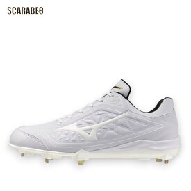 ミズノ クッションレボバディー CK 11GM262701 野球スパイク 白 超硬金具 3E ワイド MIZUNO 高校野球対応 金具スパイク クッションレボ バディー 11gm262701