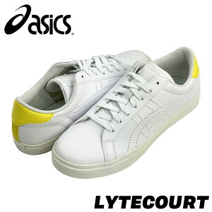 AVbNX asics LYTECOURT CgR[g 1193A186-107 Y fB[X WHITE / VIBRANT YELLOW zCg @Cug CG[ Xj[J[ V[Y 