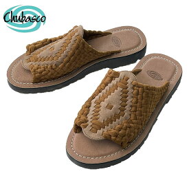Chubasco チュバスコ TRAQUILO トランキーロ 【店頭販売品のため箱に訳あり】サンダル メキシコ産 Huarache ワラチ アウトドア シューズ 編み込みサンダル メンズ ブラウン
