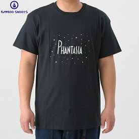 BAMBOO SHOOTS バンブーシュート PHANTASIA ファンタジア M210107 Tシャツ メンズ BLACK ブラック 綿100％