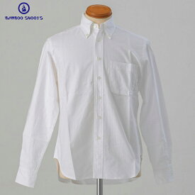 BAMBOO SHOOTS バンブーシュート OXFORD B.D. SHIRT オックスフォード ボタンダウンシャツ 1011703 WHITE ホワイト 日本製 綿100％