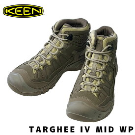 KEEN キーン メンズ TARGHEE IV MID WP 1029364 ターギーフォーミッドウォータープルーフ CANTEEN/KHAKI アウトドア ハイキング ウォーキング トレッキングシューズ ハイキングシューズ キーンスニーカー カーキ グリーン
