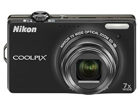 【中古】Nikon デジタルカメラ COOLPIX (クールピクス) S6000 ノーブルブラック S6000BK
