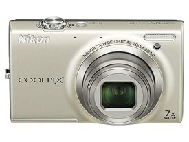 【中古】NikonデジタルカメラCOOLPIX S6100 シャンパンシルバー S6100SL