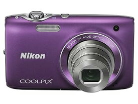 【中古】NikonデジタルカメラCOOLPIX S3100 ファインパープル S3100PP