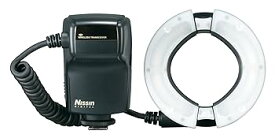 【中古】ニッシンデジタル MF18 ニコン用 【正規品】TTLオート/マニュアル、リングフラッシュ/リングストロボ、マクロ撮影、規格写真/記録写真撮影