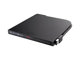 【中古】BUFFALO BDXL対応 USB2.0用ポータブルブルーレイドライブ スリムタイプ ブラック BRXL-PT6U2V-BKD