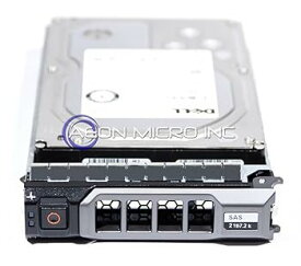 【中古】Dell - 3TB 7.2K RPM 6Gb/s 3.5インチ SAS HD -Mfg # 91K8T (ドライブとトレイ付き)