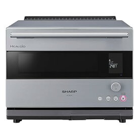 【中古】シャープ ウォーターオーブンヘルシオ AX-RS1A-S シルバー 2段 コンベクション まかせて調理 スマホ連携 高性能センサー ハイグレードモデル
