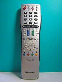 【中古】［非常に良い］シャープ テレビリモコン GA661WJSA
