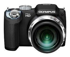 【中古】OLYMPUS デジタルカメラ SP-720UZ 1400万画素CMOS 光学26倍ズーム 広角26mm ブラック SP-720UZ BLK