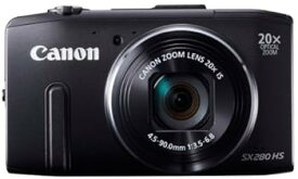 【中古】Canon デジタルカメラ Power Shot SX280HS 約1210万画素 光学20倍ズーム ブラック PSSX280HS