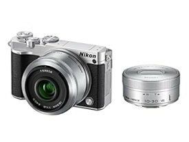 【中古】Nikon ミラーレス一眼 Nikon1 J5 ダブルレンズキット シルバー J5WLKSL