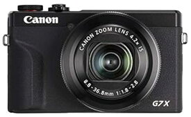 【中古】Canon コンパクトデジタルカメラ PowerShot G7 X Mark III ブラック 1.0型センサー/F1.8レンズ/光学4.2倍ズーム PSG7XMARKIIIBK