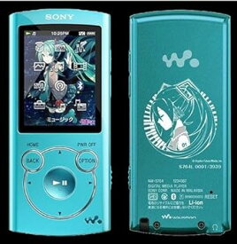 【中古】SONY “ウォークマン”Sシリーズ　初音ミク生誕5周年記念モデル NW-S764 ブルー