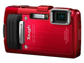【中古】OLYMPUS デジタルカメラ STYLUS TG-830 1600万画素 裏面照射型CMOS 防水性能10m レッド TG-830 RED