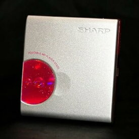 【中古】SHARP シャープ　MD-ST500-P ピンク　ポータブルMDプレーヤー（MD再生専用機）