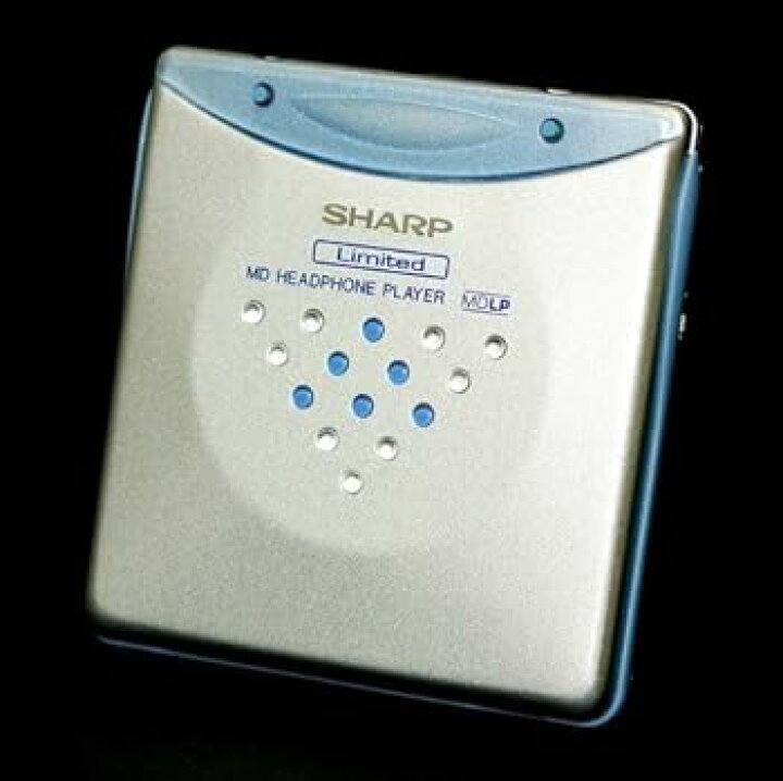 楽天市場】【中古】SHARP シャープ MD-ST70L-A ブルー ポータブルMD  
