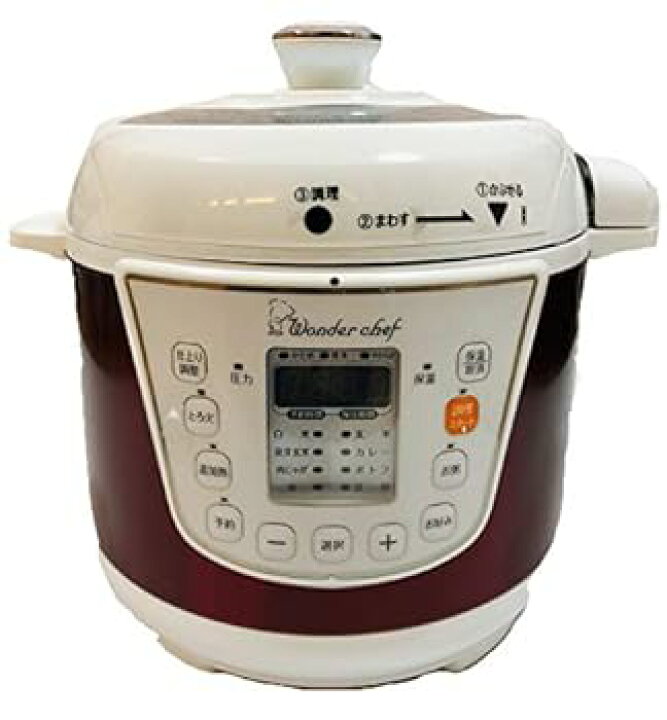 楽天市場】【中古】ワンダーシェフ 家庭用マイコン電気圧力鍋 3L 