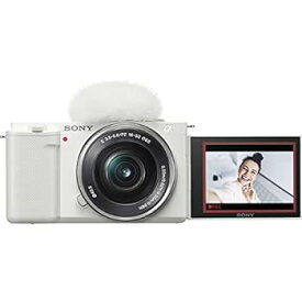 【中古】ソニー(SONY) Vlog用カメラ レンズ交換式VLOGCAM APS-C ミラーレス一眼カメラ ZV-E10 パワーズームレンズキット(同梱レンズ:SELP1650) ウィンド